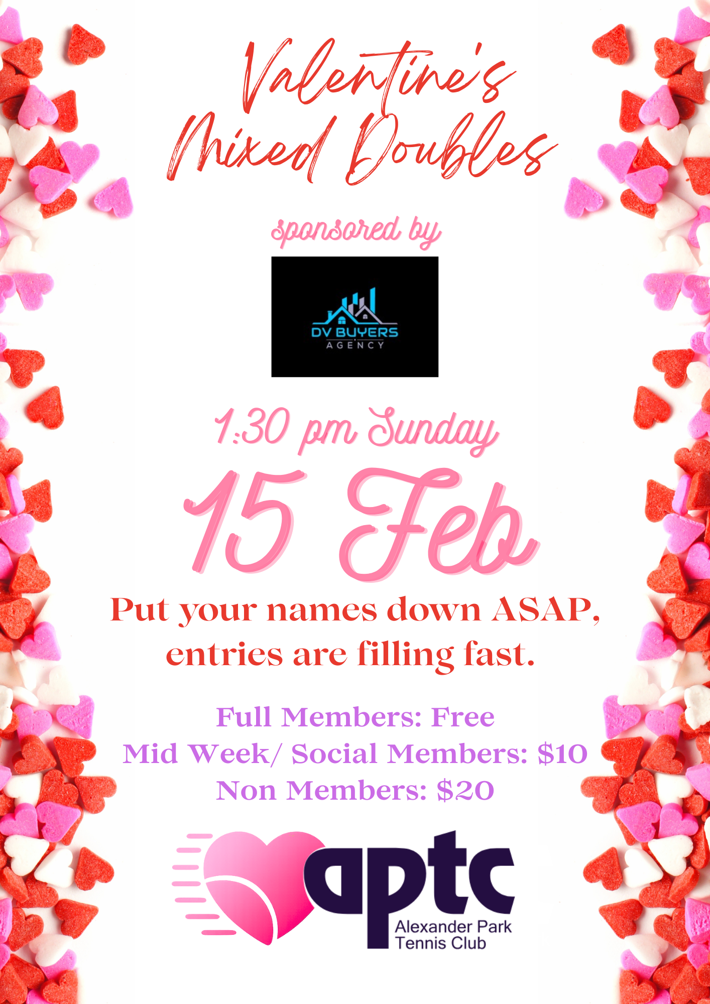 Valentine's Doubles Tournament