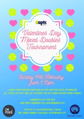 Valentines Day Mixed Doubles Tournament