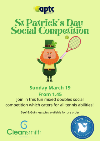 St Patrick's Day Social Competition